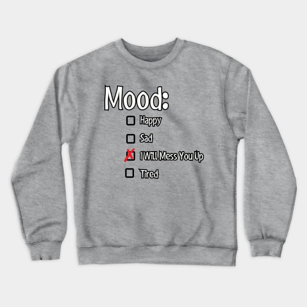 Mood Checkbox Crewneck Sweatshirt by Among the Leaves Apparel